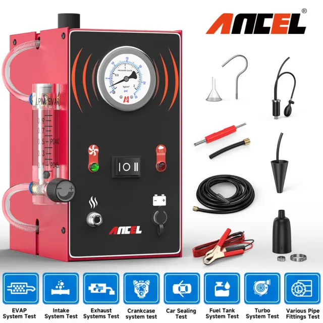 ANCEL S300 Lite EVAP Smoke Tester Machine Pipe Leak Detector Build-in Air Pump