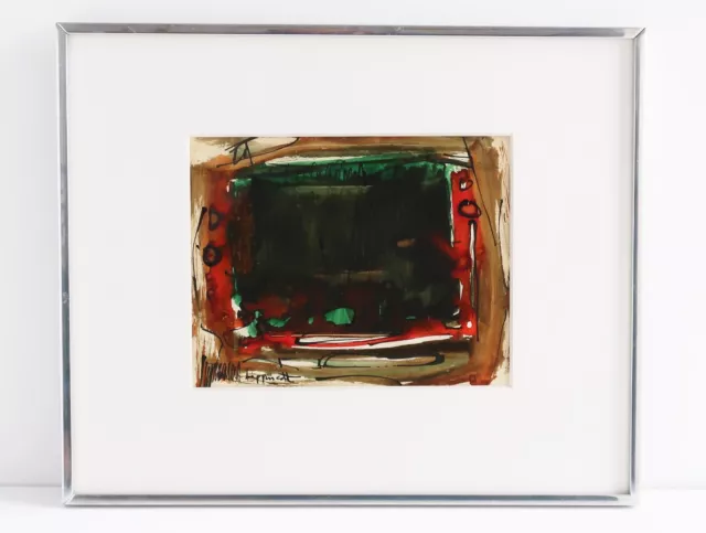 Janet Lippincott Original Watercolor Painting Abstract Modern Art New Mexico