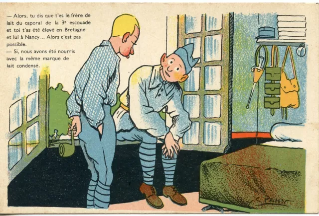 Cpa / Postcard / Humor / Satire / Fantasy Illustrator Pahn