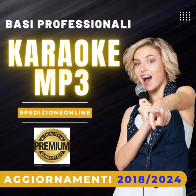 Oltre 5600 Basi Musicali-Karaoke Mp3 Top No Midi -Aggiornamenti 2018/23 Sanremo