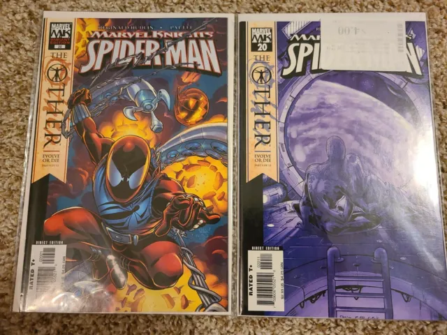 Marvel Knights Spider-Man #20 Wieringo Variant & regular Marvel 2006