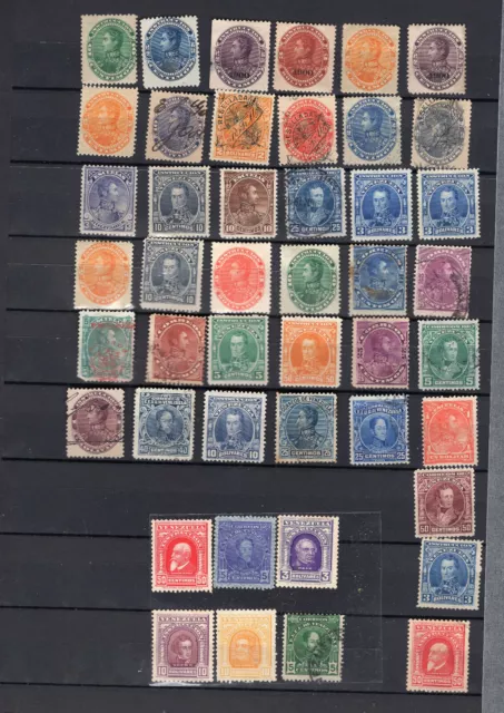 45pc VENEZUELA  STAMPS LOT LATIN AMERICA  USED UNUSED ID#266