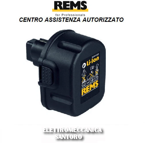 BATTERIA 14,4 VOLT 5,0 Ah AGLI IONI DI LITIO PER PRESSATRICE REMS 571555
