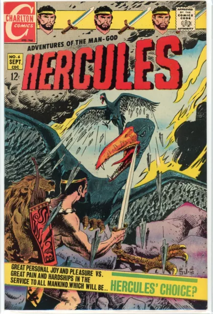 Hercules #6 Hi Grade 9.0 Scarce In Grade Awesome Cover Gem