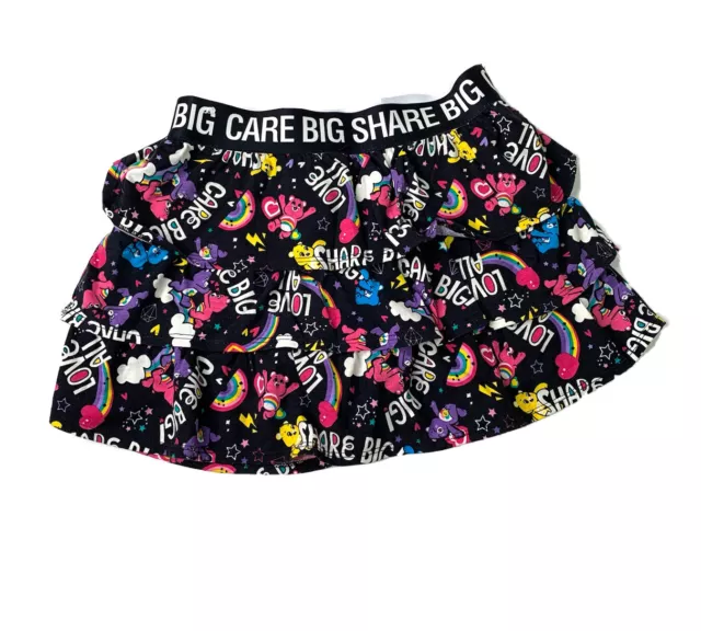 Carebears Girls Skort Skirt Girl 10 Large Rainbow Colorful Garanimals 365 Kids