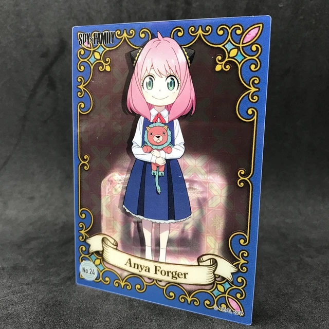 SPY X FAMILY ANYA FORGER No.24 Japanese Collectable Clear Card Anime £8 ...