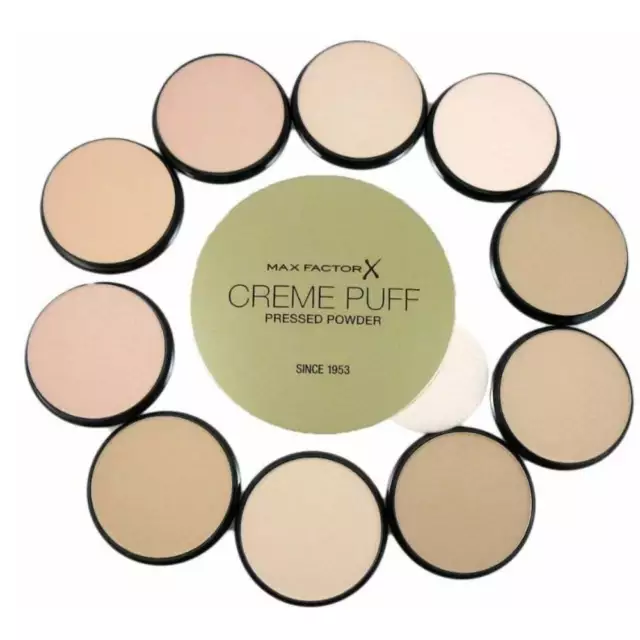 Max Factor Creme Puff Compact Face Powder - Choose Your Shade