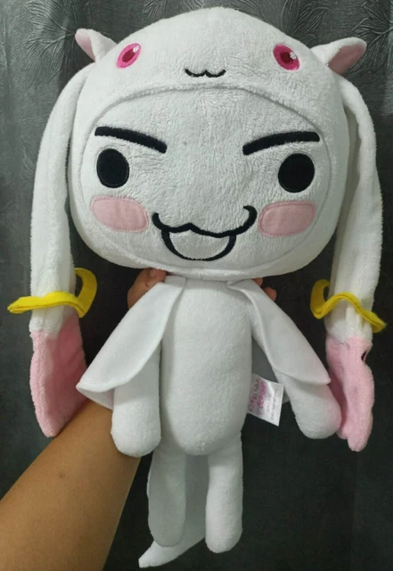 TAITO Doko Demo Issyo & Madoka Magica Toro Kyubey 17" Plush Doll Japan