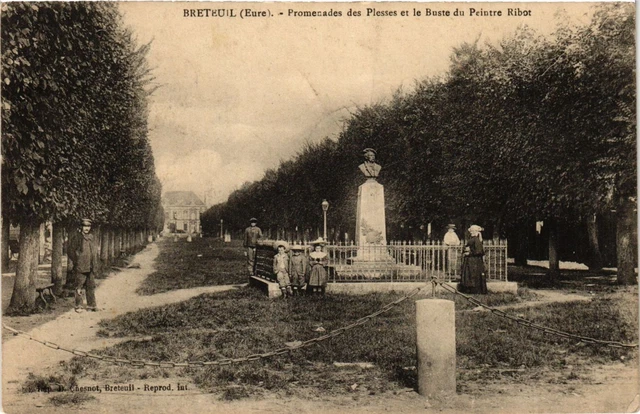 CPA Eure BRETEUIL Promenades des Plesses (982164)