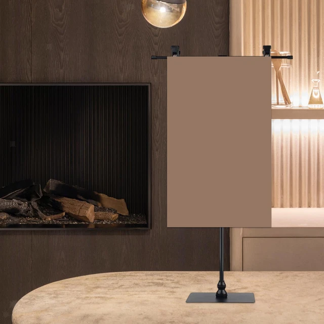 Supporto Per Poster Doppia Faccia QWORK - Regolabile Da 43 A 78 Pollici, Per Fiere Ed Eventi - Foto 5