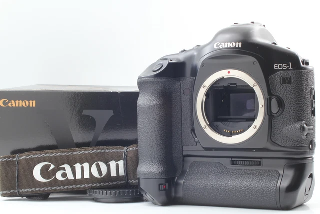 *Near Mint In Box* Canon EOS-1V HS SLR Film Camera Body Black w/Strap From JAPAN