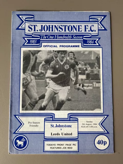 1984-85 St. Johnstone vs Leeds United - Friendly Match