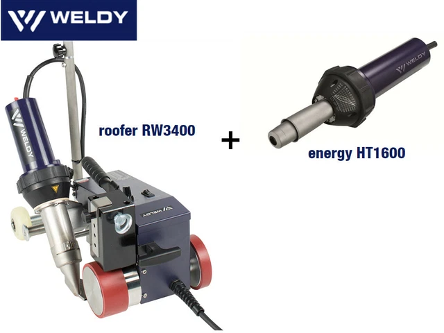 Hot Air Roofer Welder Welding Machine for Tarpaulins Roofing + 1 Hot Air Gun