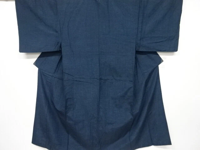 6833889: Japanese Kimono / Antique Mens Kimono / Hand Woven Tsumugi