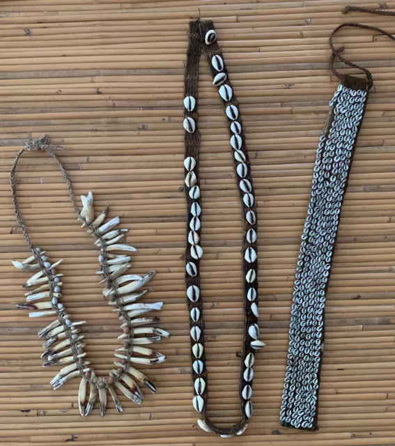 Dani, Baliem Valley, West Papua, Indonesia, 3 tribal objects