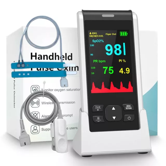 Pulsoximeter Fingeroximeter Handheld Sauerstoff Messgerät Oximeter Pulsmessgerät