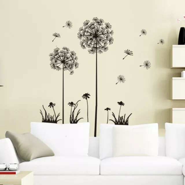 Removable Art Vinyl DIY Dandelion Wall Sticker Decal Mural Home Room Decor;;'