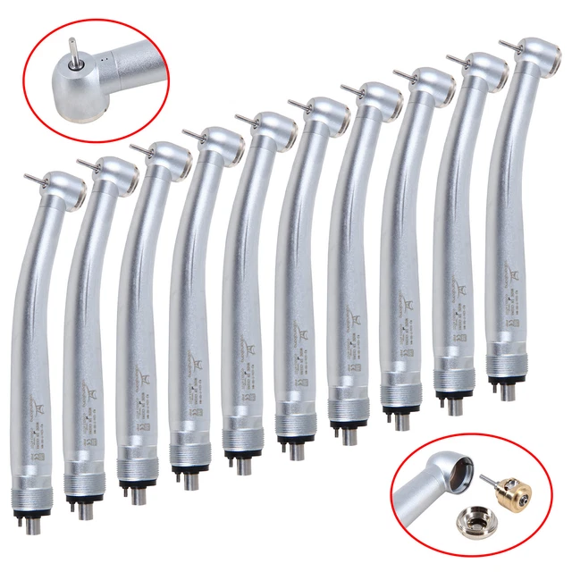 thumbnail image 2 of 10-Pack NSK Pana Max Style Dental High Speed Handpiece Turbines – 4 Hole Push Button, FDA Registered 2 of 6