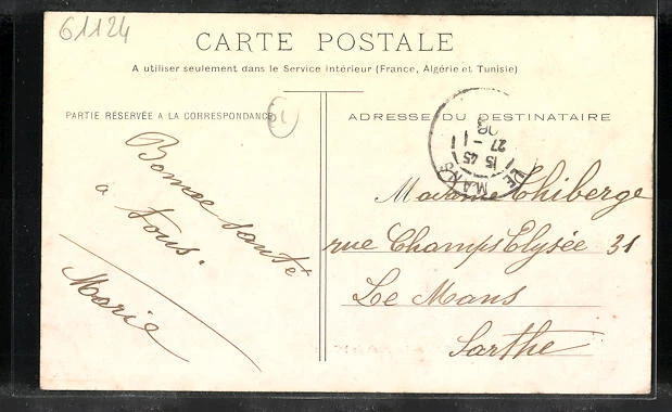 CPA Argentan, Le Pont de l´Orne 1906 2