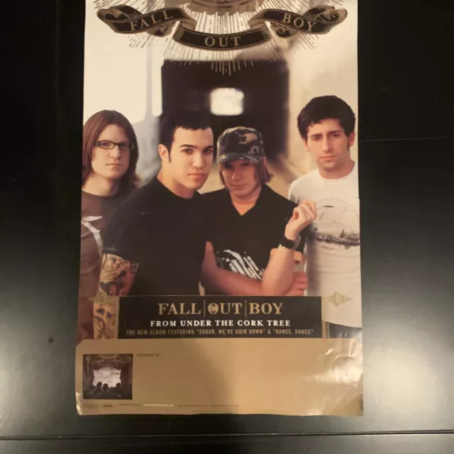 TRADE ME FALL Out Boy Band Poster - From under the cork tree $19.99 ...