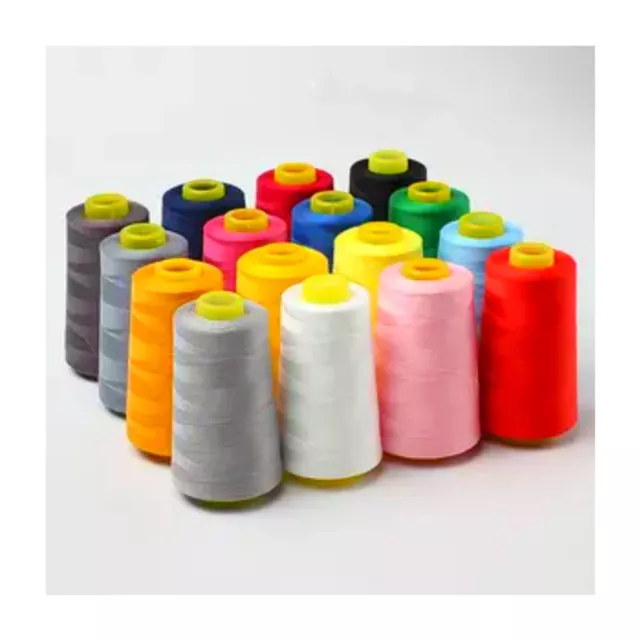 5000 Yard Overlocking Thread Polyester Sewing Machine Industrial 10x Cones 120s