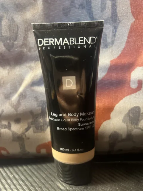 Maquillaje profesional de piernas y cuerpo Dermablend justo marfil 10N líquido 3,4 oz fps 25