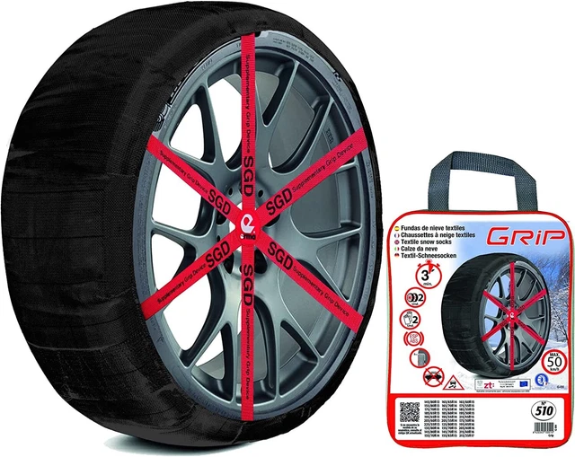 195 55 R16 Omologate START - Set 2 Pezzi Taglia XL Omologate EN 16662-1 Per Auto E SUV Calze Da Neve - 3