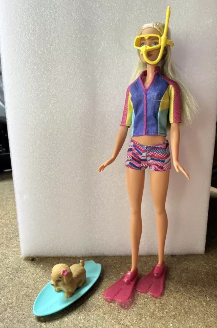 BARBIE Doll Dolphin Magic [Water Magic Top] + Puppy & Accessories [No Dolphin]