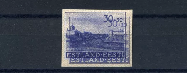 Besetzung Estland 30 K. Aufbau 1941** Doppeldr. Michel 6 U DD geprüft (S10443)
