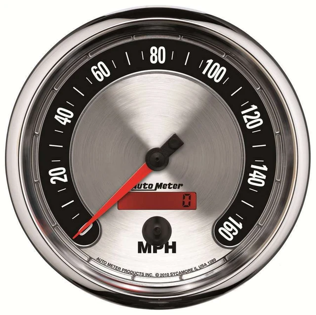 Auto Meter 5in A/M Speedometer 160MPH