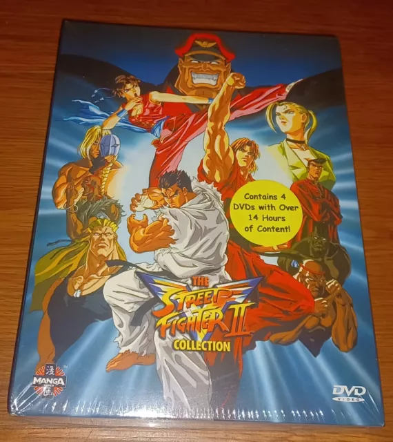 Street Fighter II V - The Collection (DVD, 2003, 4-Disc Set) for