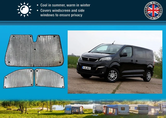 Stores Thermiques Pour Camping-car Peugeot Expert Tepee 2007-2016 - Ensemble Complet Neuf - Marque Stores De Véhicules
