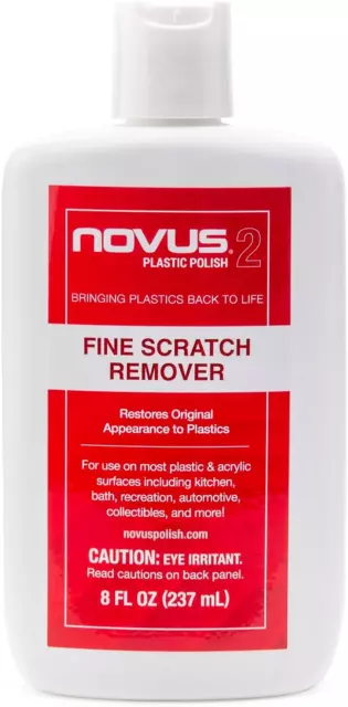 NOVUS PC-20 2 Plastic Fine Scratch Remover - 8 Oz.