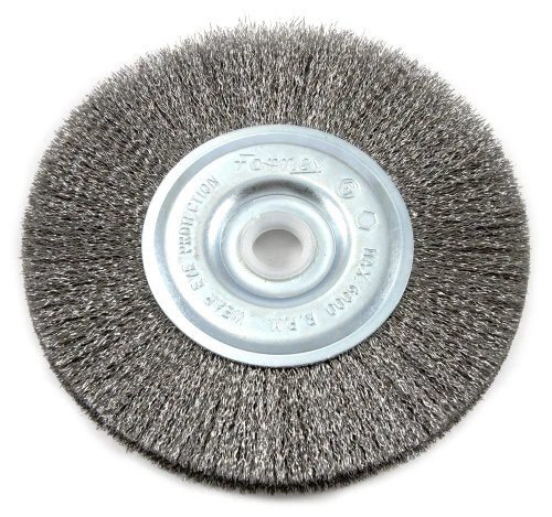 NEW 72743 Wire Wheel Brush Fine Crimped with 1/2-Inch and 5/8-Inch Arbor 5-Inch