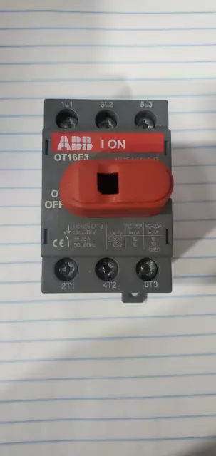 ABB OT16E3 ABB 3 Pole 16 AMP Disconnect Switches, SWITCHLINE Series