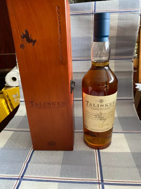 Talisker 10 ans Caise Bois Rare Single Malt Scotch Whisky Isle of Skye