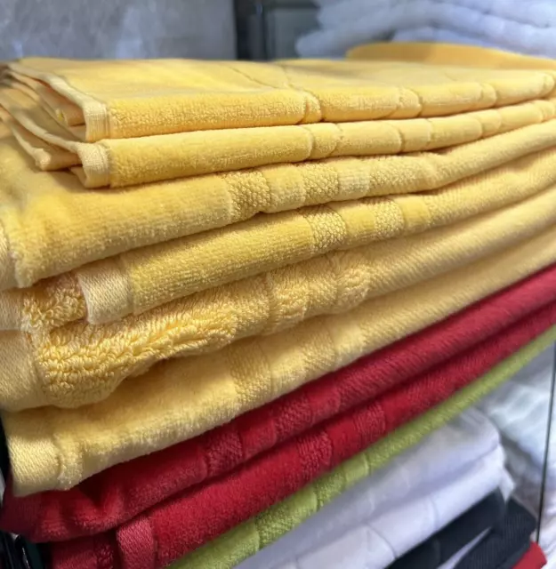 Yellow Luxury 5 Piece Turkish Towel Sets By Banksana Was  $185.00  Now  $135.00
