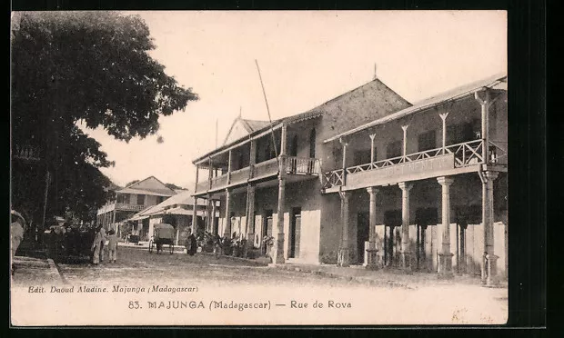 CPA Majunga, Rue de Rova