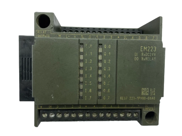 Siemens EM223 6ES7223-1PH00-0XA0 Simatic S7 Digital 8 Entré Sortie Relais Module