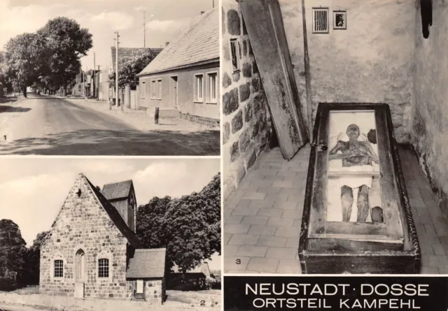 Neustadt/Dosse Ortsteil Kampehl Wehrkirche Straßenpartie ngl 169.063