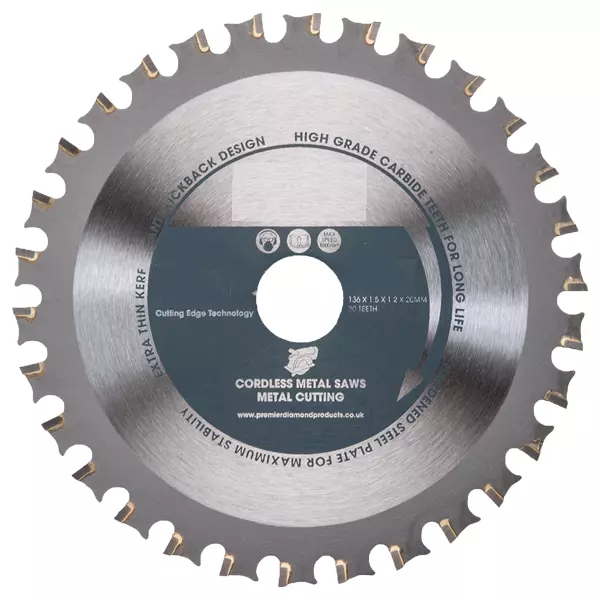 136 x 20 circular saw blade cheap