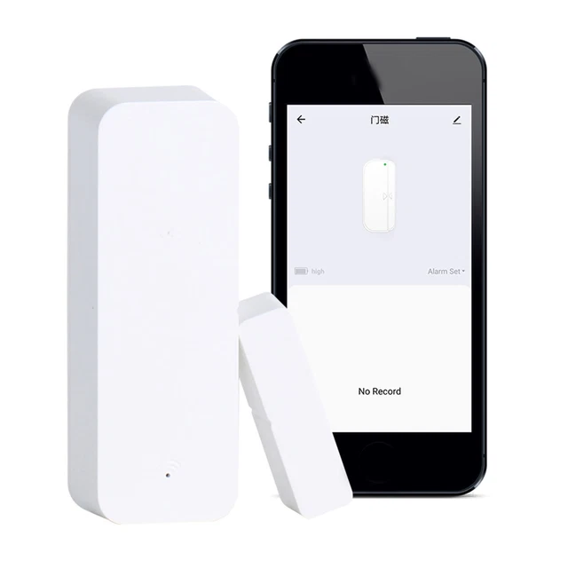 Sensor magnético sensor para hogar inteligente con función de alarma con enlace inteligente