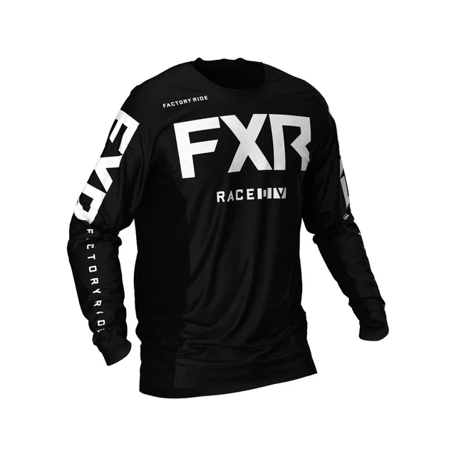 Maglietta podio FXR MX21 nera bianca