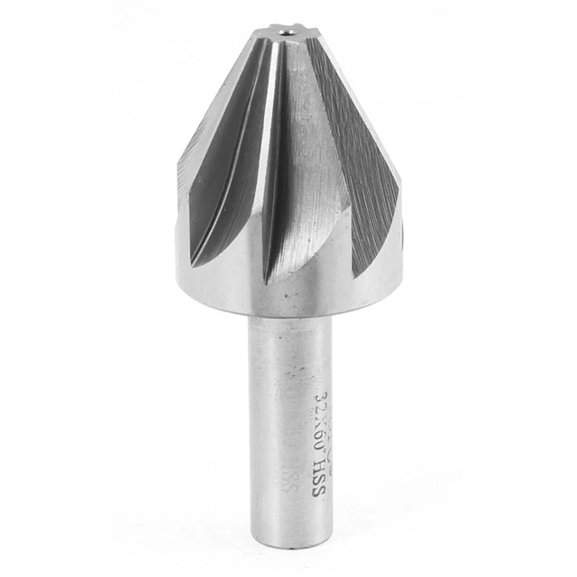Kit 6 Fraises Coniques HSS Revêtu Titane - 90° - Tailles 6.3mm à 20.5mm - Pour Métal, Bois, Plastique