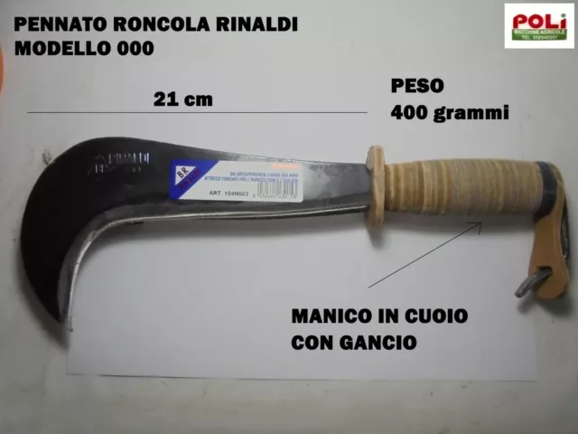 Rinaldi Roncola Solita N.000 Cm 21 Manico Resina