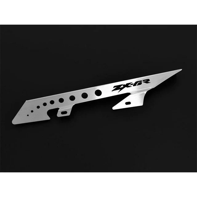 Compatibile Con Kawasaki Zx 6 R ZX6R Bj 1998-02 Protezione Catena Logo Argento