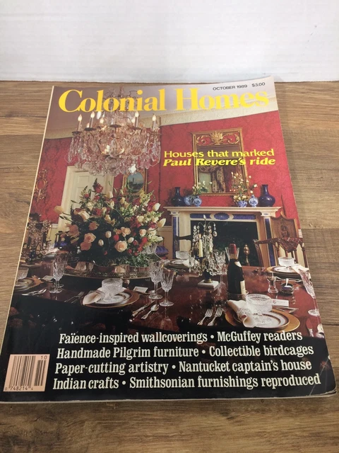 Colonial Homes Magazine - October 1989 Colonial Homes Magazine - October 1989