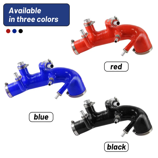 Silicone Turbo Intake Hose & Clamps for Subaru WRX STI EJ20 Forester SG XT EJ25