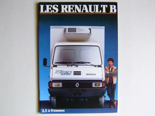 Catalogue, brochure, camion, truck,Renault gamme B 70 / 90 Turbo, 1986