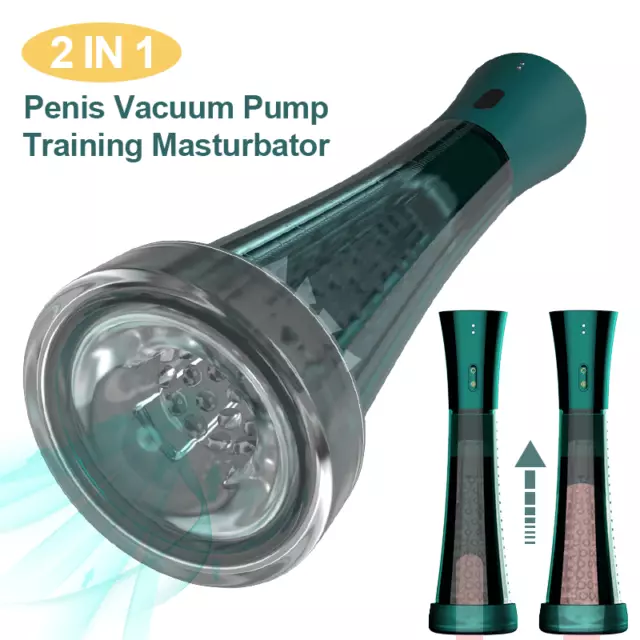 Male-Penis-Extender-Enhancer-Pump-Vacuum-Automatic-Masturbator-Cock-Dick-Growth